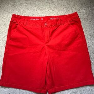 GAP Women's Vibrant Red Bermudas